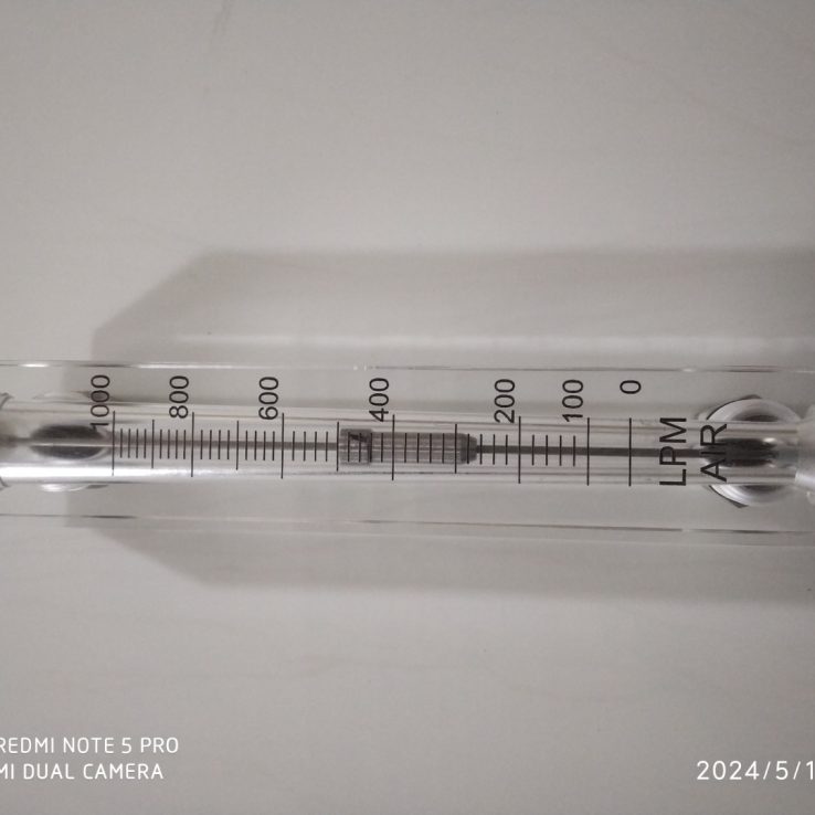 1000LPM Acrylic Rotameter For Fermenter Air