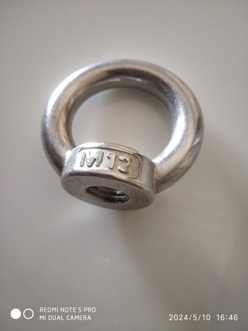 Online Buy Polished SS 304 Ring Nut M12