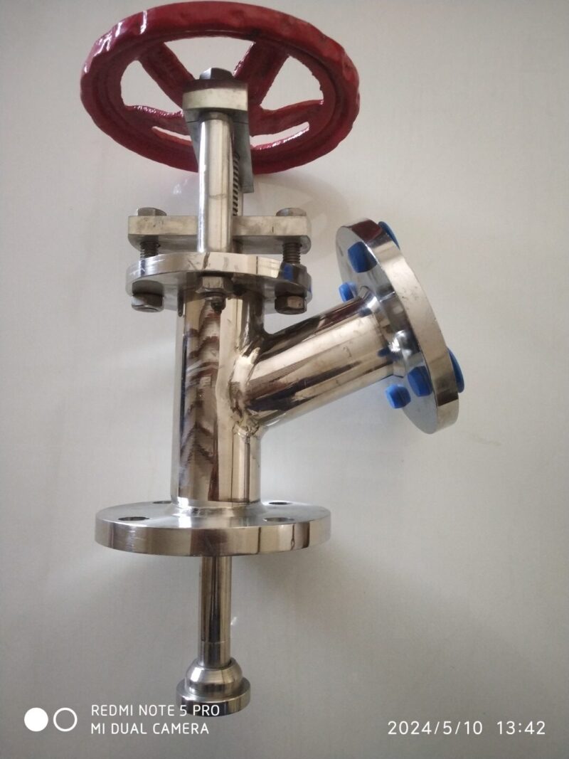 SS 316 Manual Flush Bottom Valve for reactor