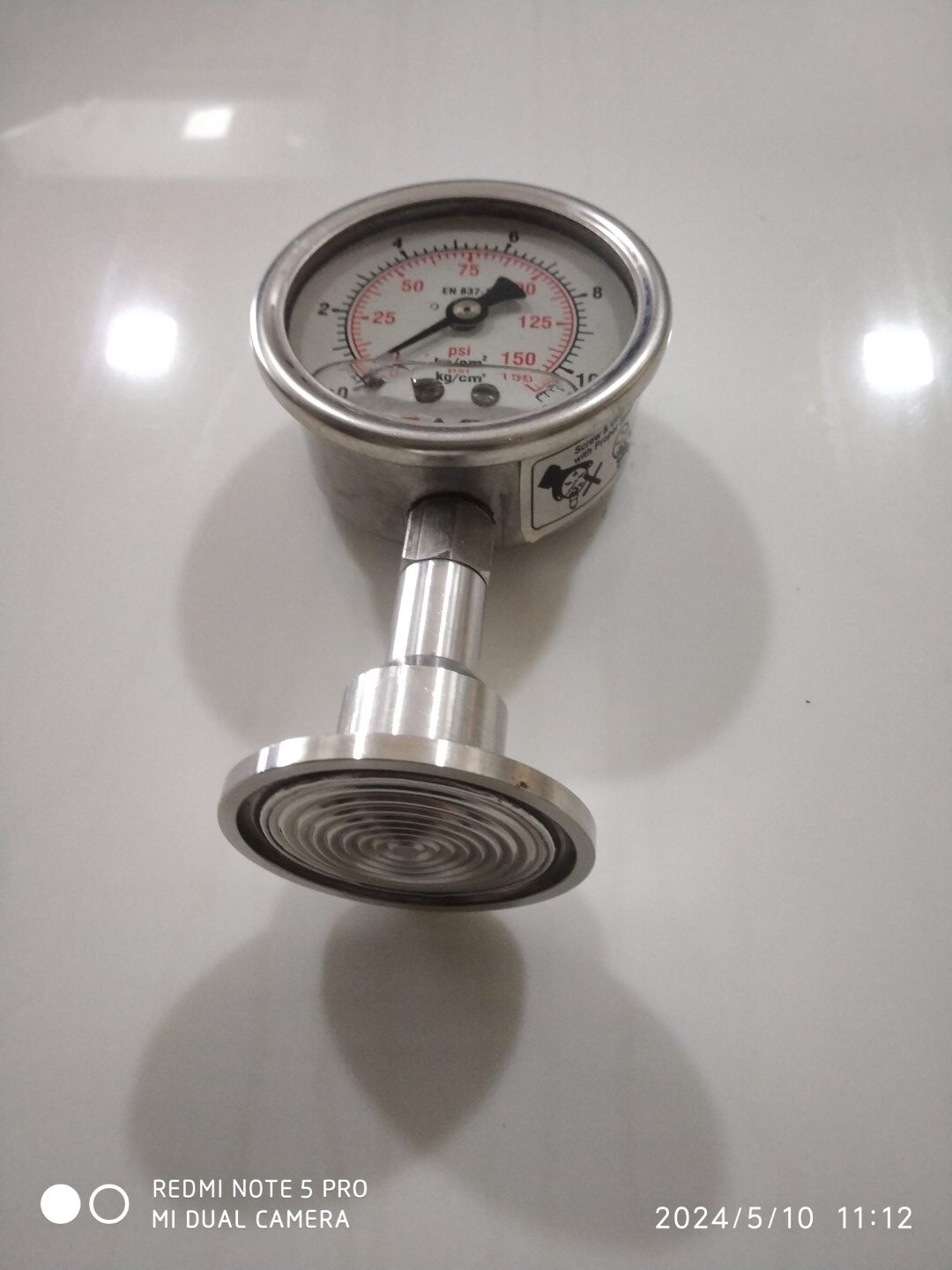 Stainless Steel Pressure Gauge – Durable and Accurate Shop Now at Diaphragm