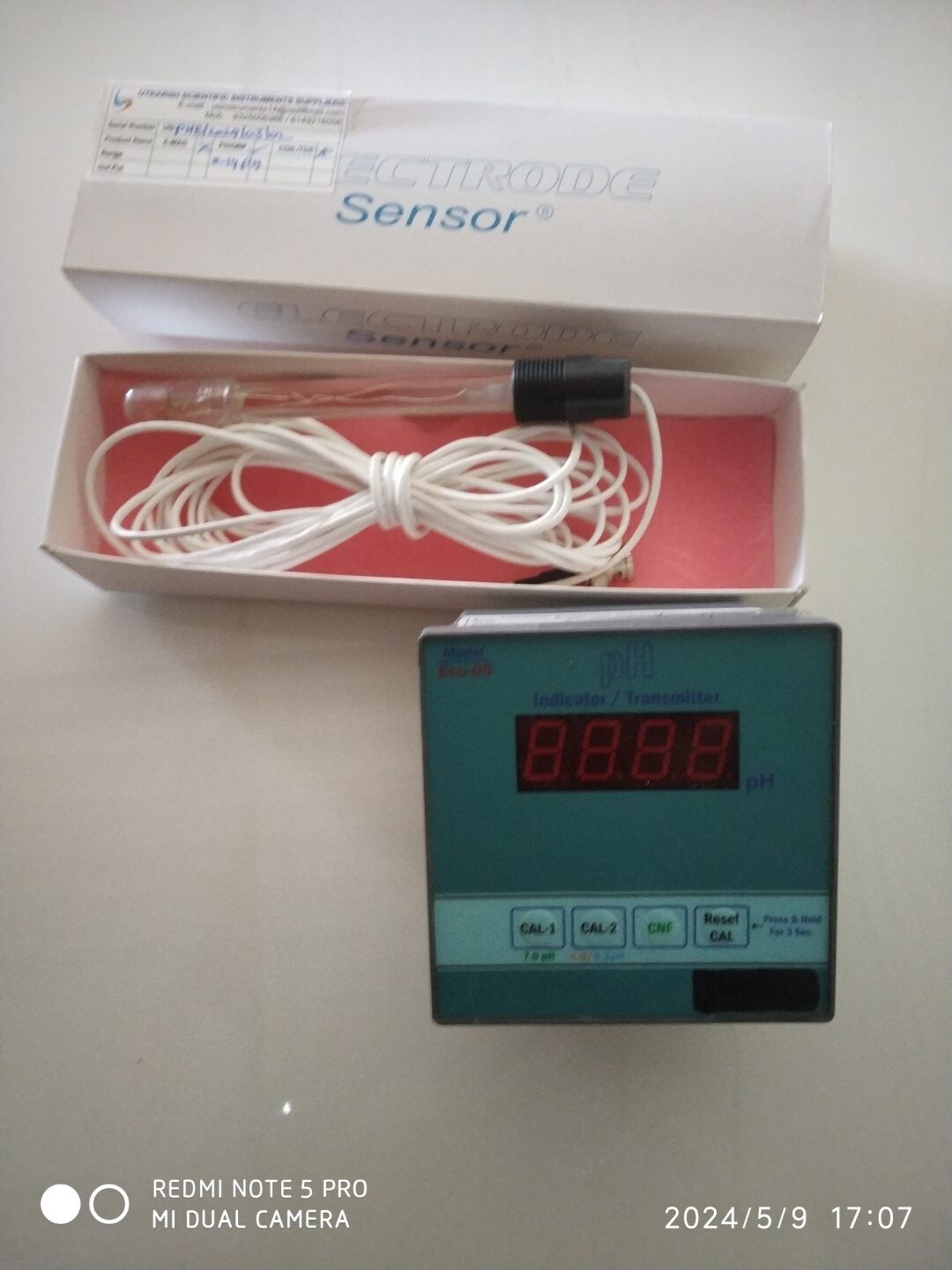 Serializable Ph Sensor Set For Fermenter and Bioreactor