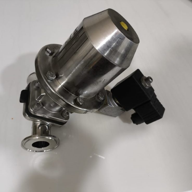 Tc End Pneumatic Diaphragm Valve SS316