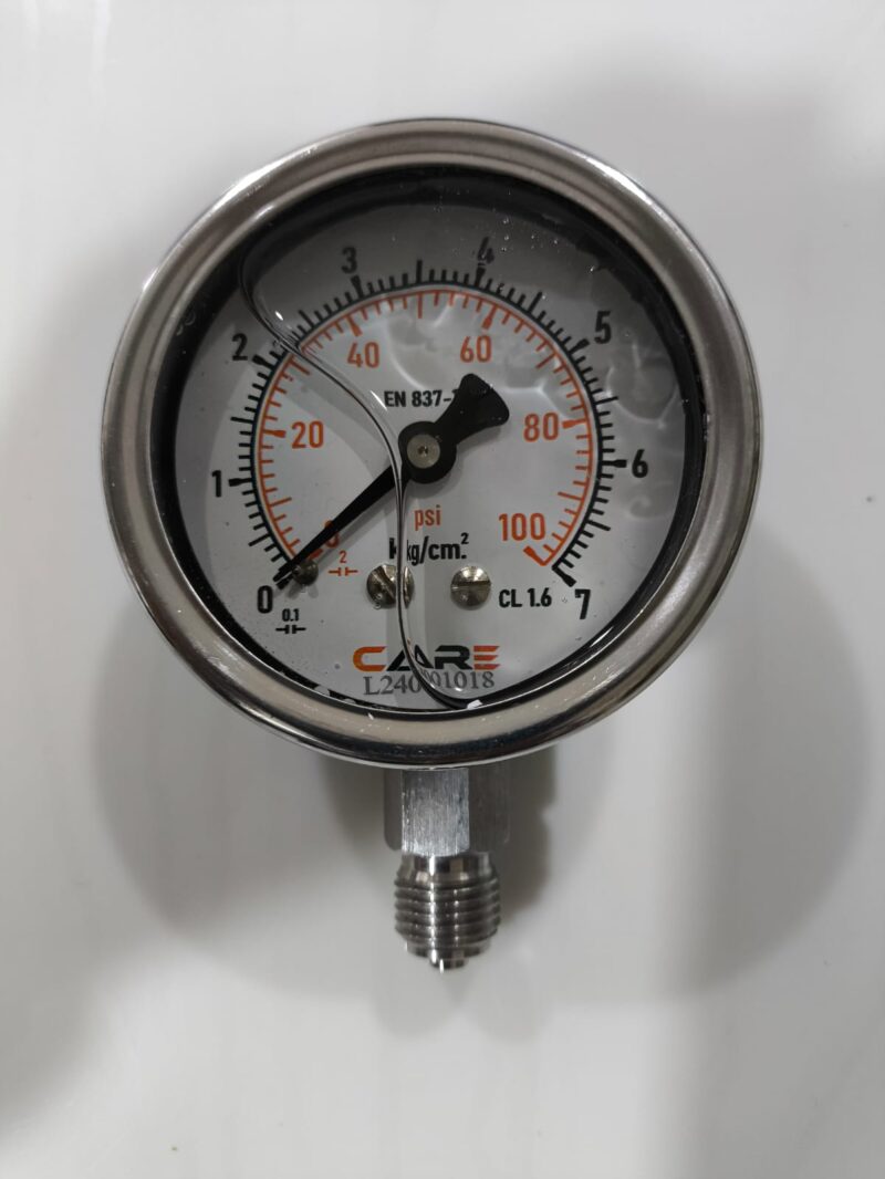 pressure guage 0-7 bar Suppliers in Ahmedabad;